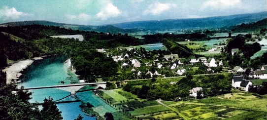 Stromberg - Motiv auf einer alten Postkarte - koloriert.